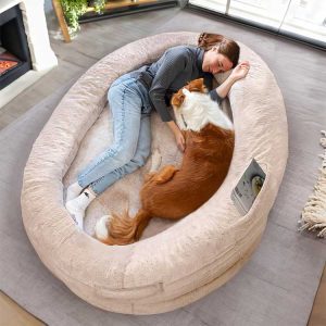 hondenbed voor mensen, kerstcadeaus voor vrouwen